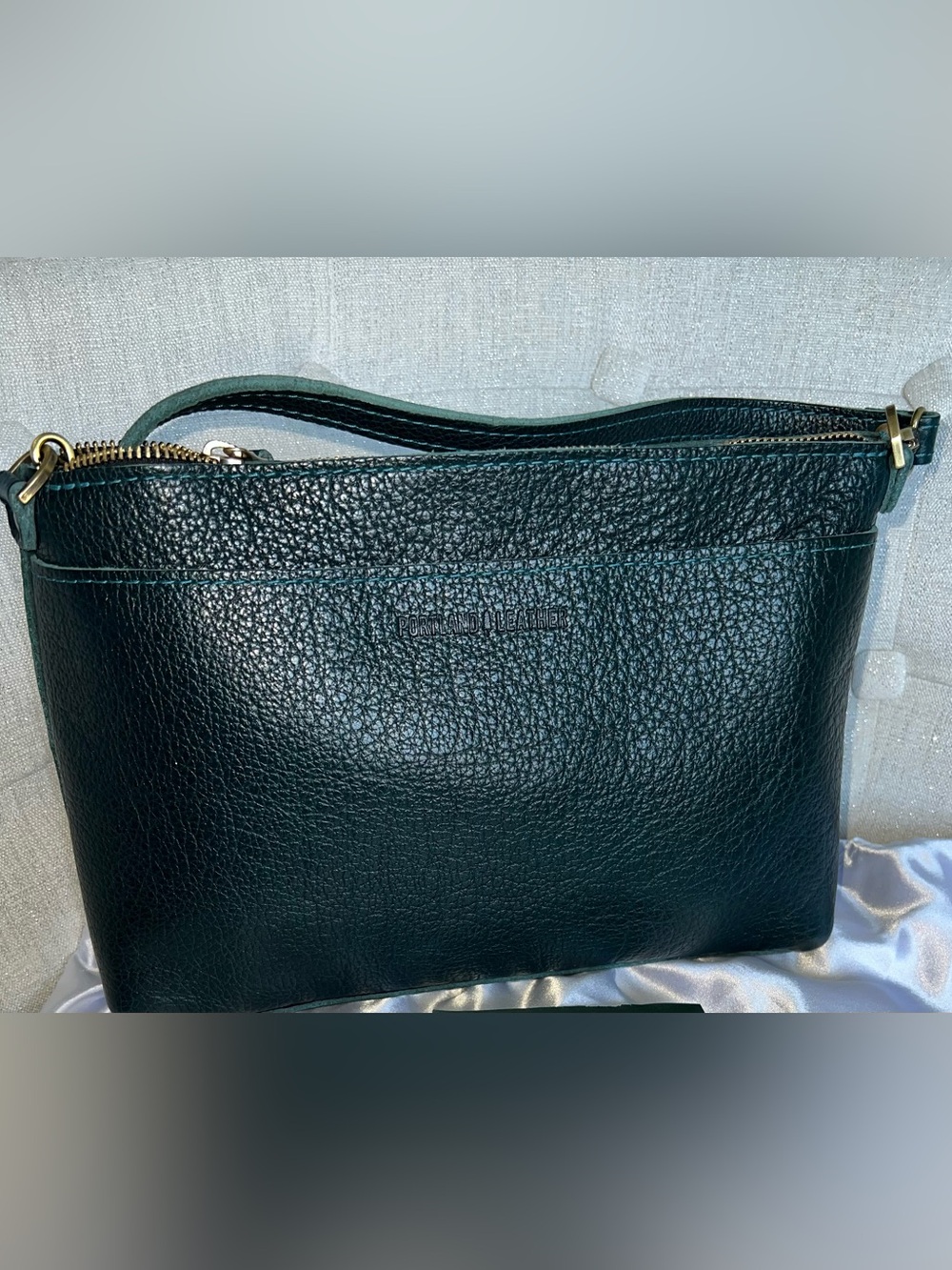 Portland Leather Large Lagoon Poppy - Picture 2 of 5